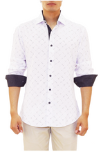 Load image into Gallery viewer, Share :     202293 - Men&#39;s White Button Up Long Sleeve Dress Shirt